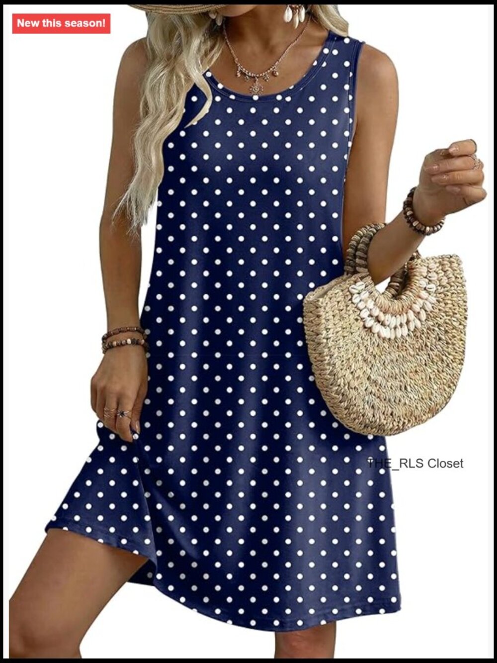 Sleeveless Casual Floral Tshirt Sundress With Pockets Loose Tank Beach Dress